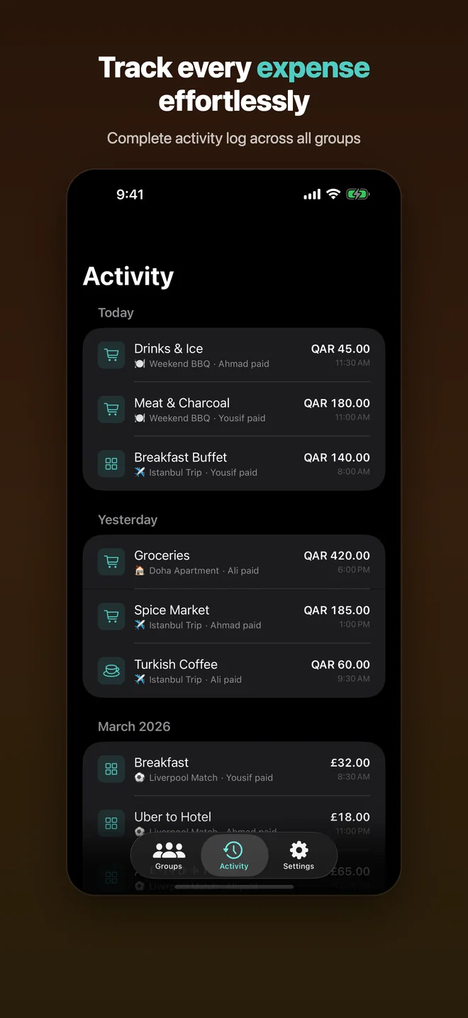 Track Every Expense