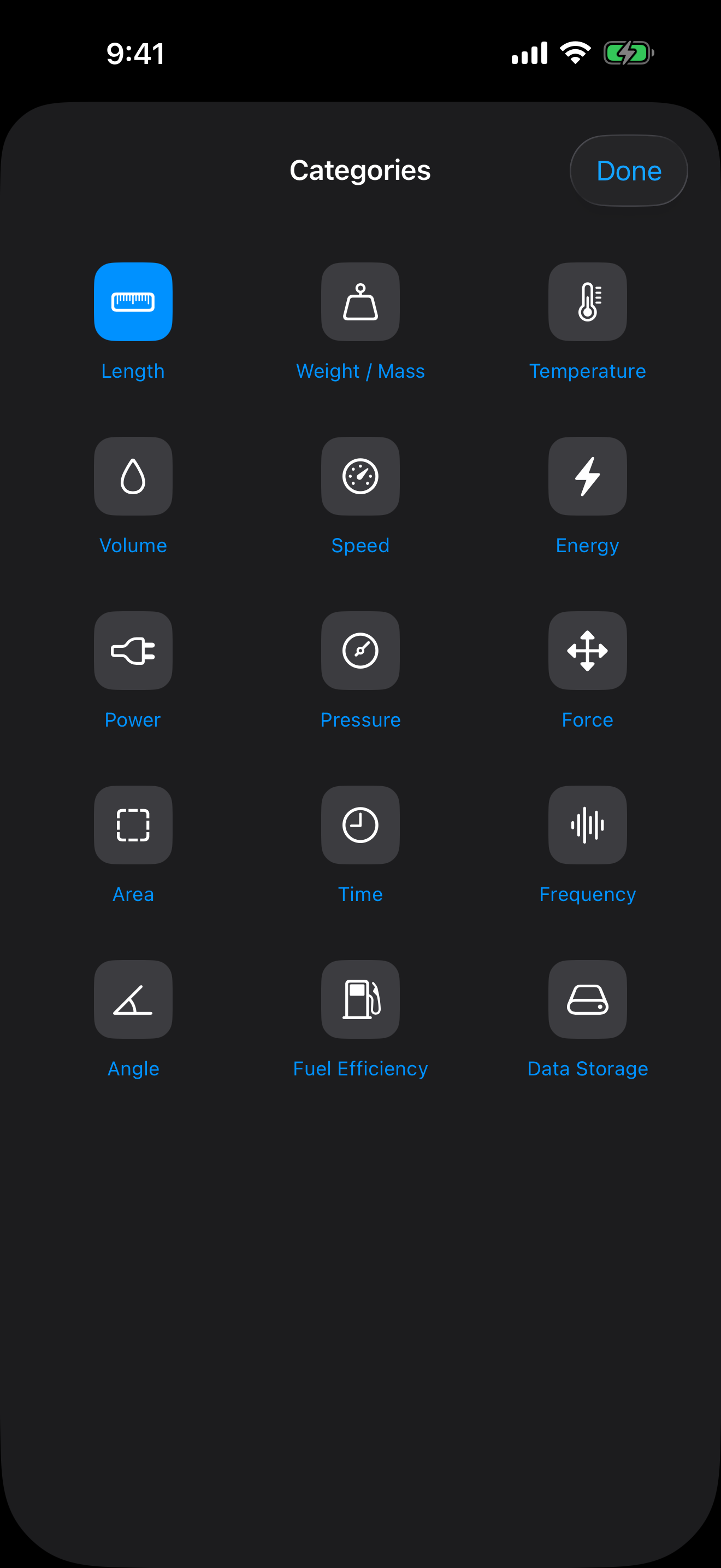 Categories